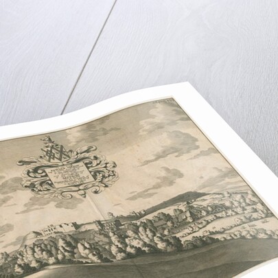 Tutbury Castle - Distant View by Michael Burghers