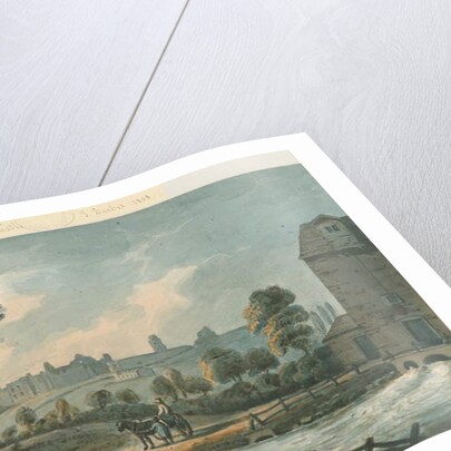 Tutbury Castle - South East View by School English