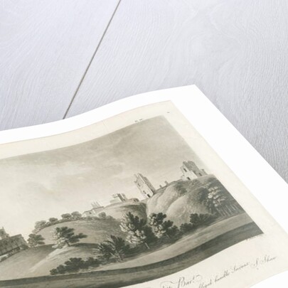 Tutbury Castle - North East View by Stebbing Shaw