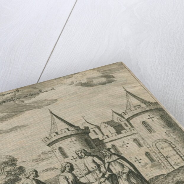 Tamworth Castle - Window Glass by William Dugdale