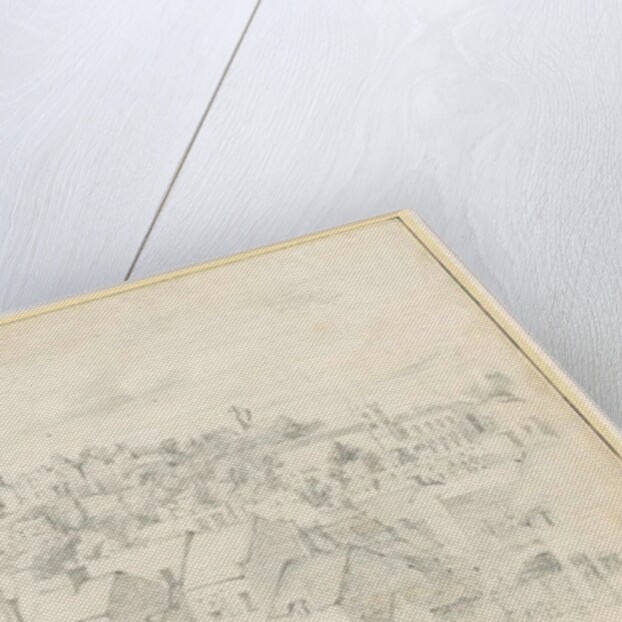 Tutbury - Town, Church and Castle: pencil drawing, nd [?19th cent] by School English