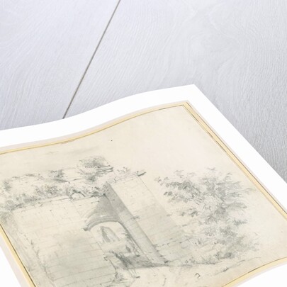 Tutbury Castle - Entrance Gateway by Thomas Peploe Wood