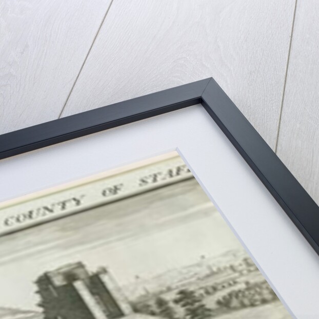 Tutbury Castle - East View by Samuel Buck