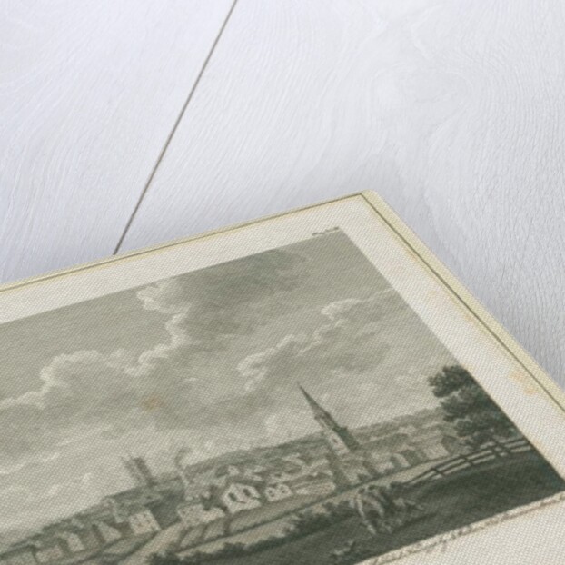 Wolverhampton - South West View: engraving, nd [c 1796] by John Walker