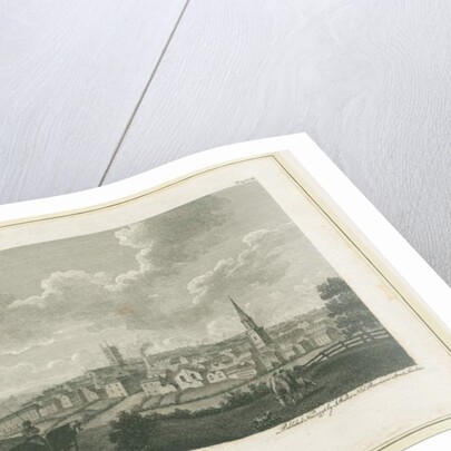 Wolverhampton - South West View: engraving, nd [c 1796] by John Walker