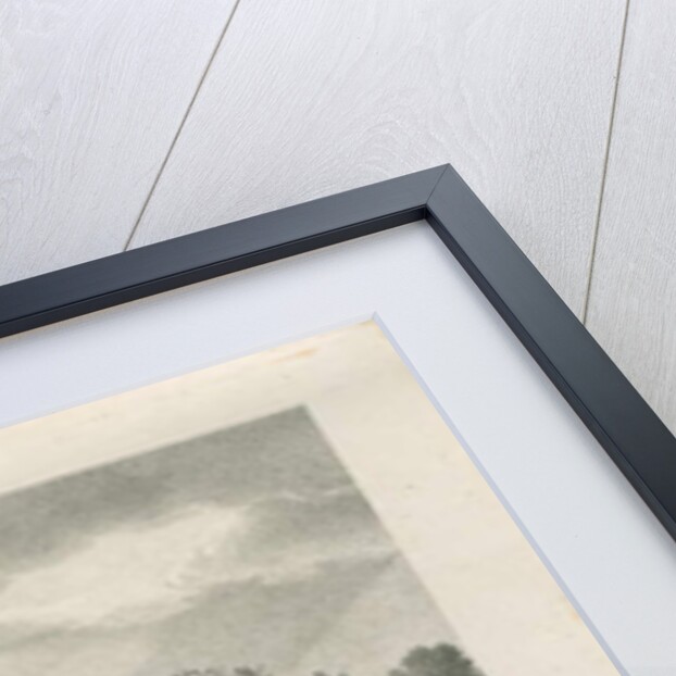 Tutbury Castle - South View: zincograph by William P Sherlock
