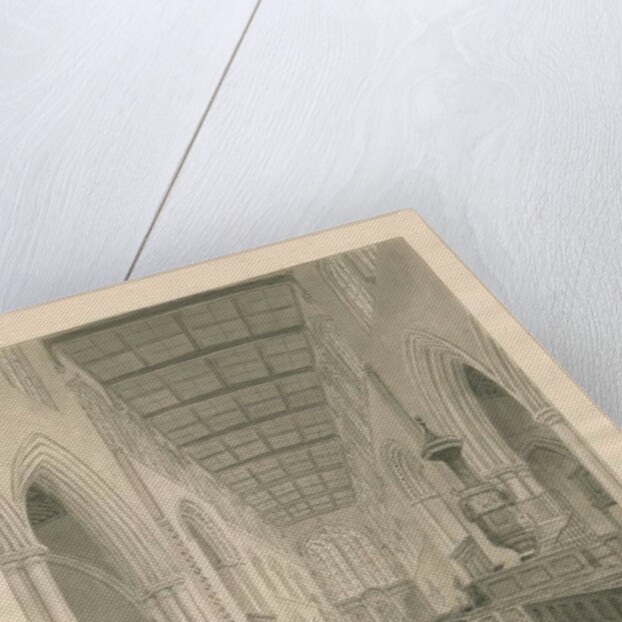 Interior of Tamworth Church by John Buckler