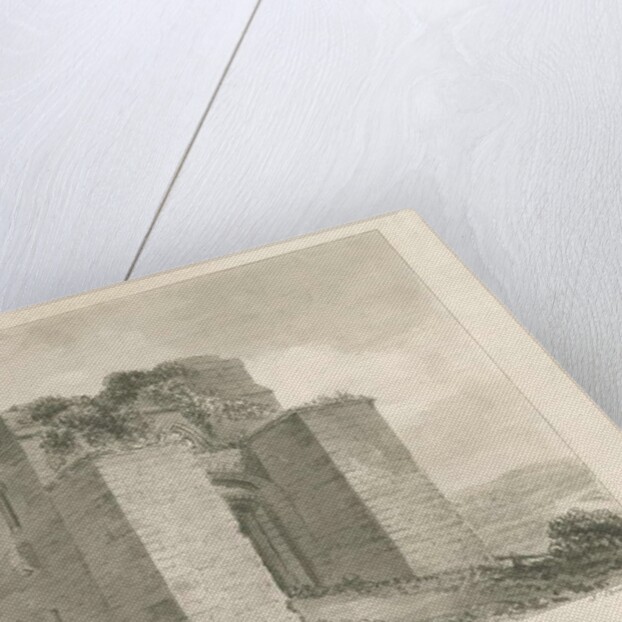 Tutbury Castle - Remains of the Gateway by John Buckler