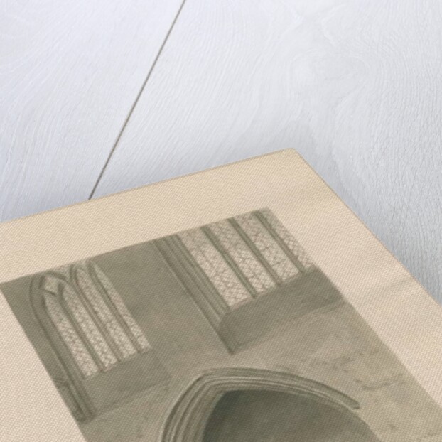 Tamworth Church - Monument of priest by John Buckler