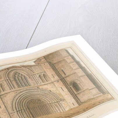 Tutbury Priory Church - West Front by John Buckler