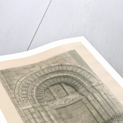 Tutbury Priory Church - South Doorway by John Chessell Buckler