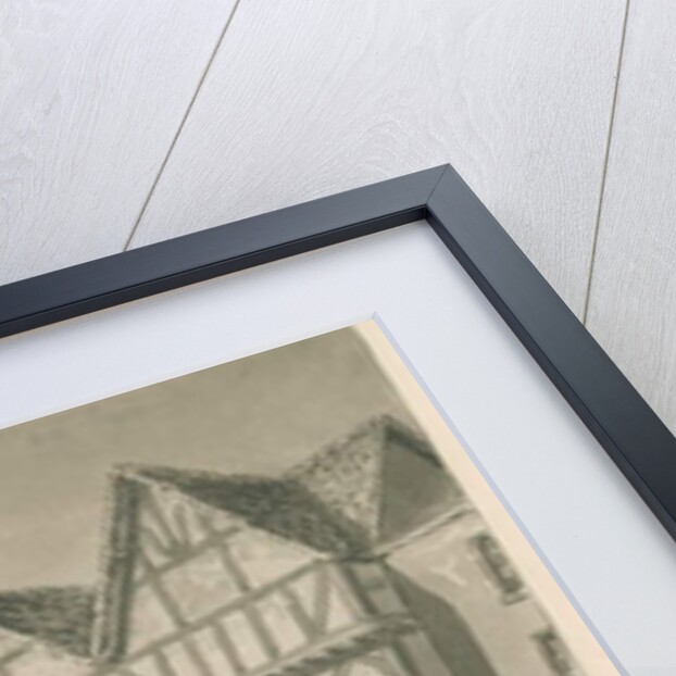 Tamworth - Old Houses in Church Street by John Buckler