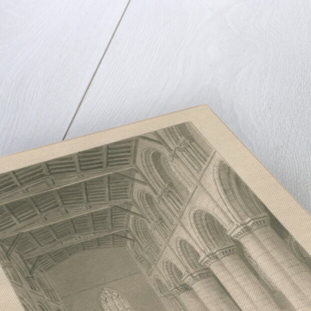 Interior of Tutbury Priory Church by John Buckler