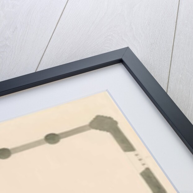 Tutbury Priory Church - Plan by John Buckler