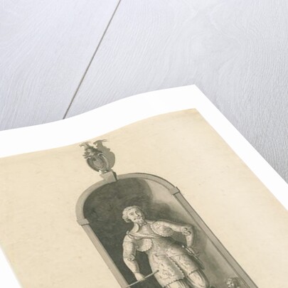 Wolverhampton - Statue of Admiral Richard Leveson in St. Peter's Church by Stebbing Shaw