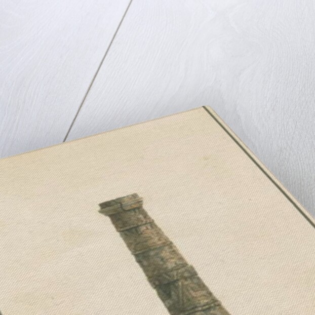 Wolverhampton - Saxon Pillar in St. Peter's Church-yard by School English