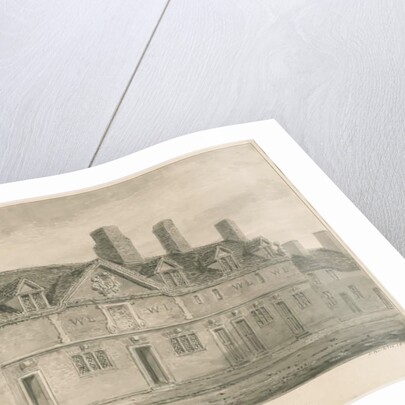 Uttoxeter Town - Almshouses by John Buckler