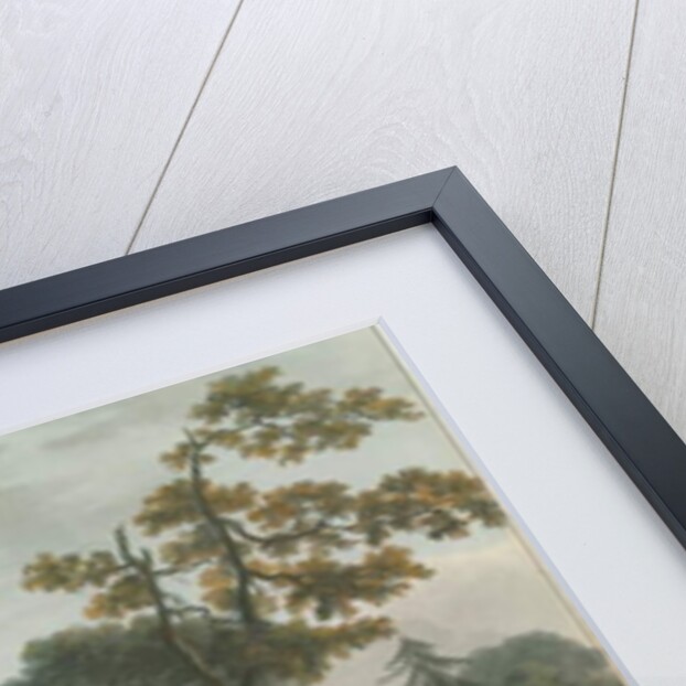 Teddesley Hall: coloured aquatint engraving by School English