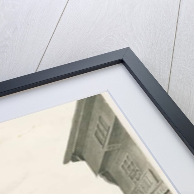 Wolverhampton - Market Place: sepia drawing, nd [mid 19th cent] by Robert Noyes