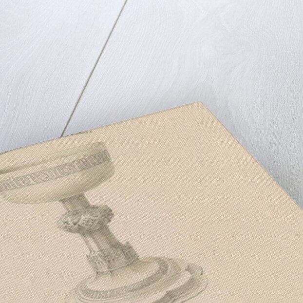 Teddesley Park - Chalice: pen drawing, nd [?19th cent] by George Buckler