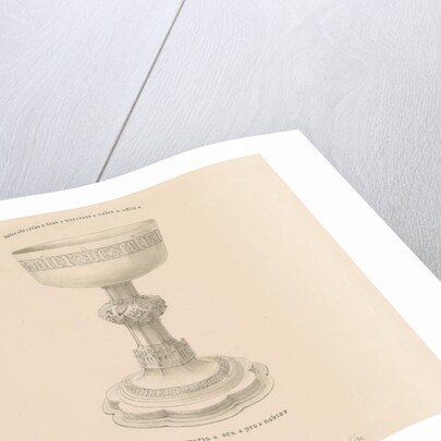 Teddesley Park - Chalice: pen drawing, nd [?19th cent] by George Buckler