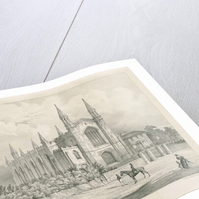 Wolverhampton - St. Paul's Church: lithograph, nd [mid 19th cent] by Charles Burton