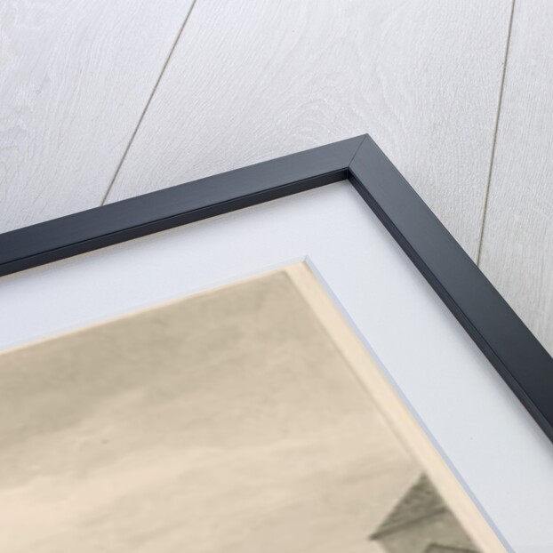 Uttoxeter Town - Free School: sepia wash drawing, 1839 by John Buckler