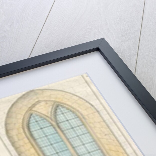 Uttoxeter Church [Old] - Architectural drawing of 'Gothic' windows by School English