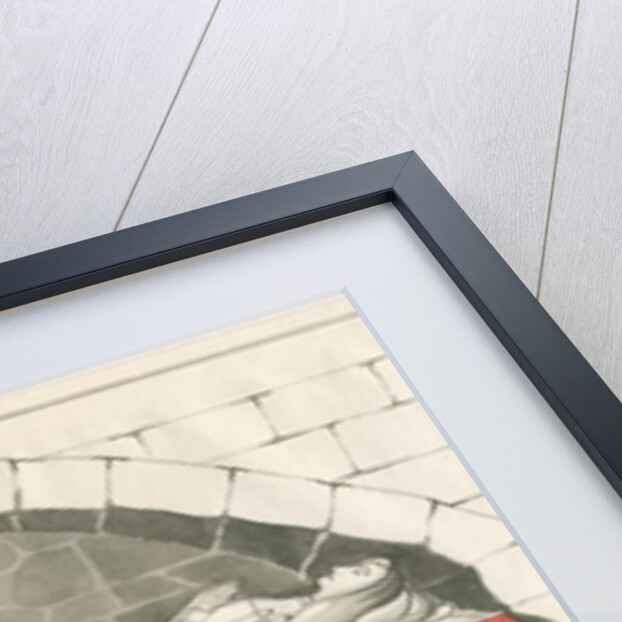 Uttoxeter Church - Tomb of Lady Abbess of Kynnersley Family: pen and wash drawing, nd [mid 19th cent] by John Robert Fernyhough