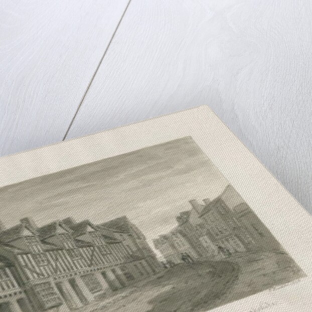 Wolverhampton - Ancient Houses in Lichfield Street by John Buckler