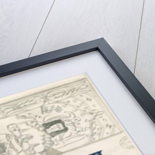 Uttoxeter Church - Monument of Kinnersley Family: pen and wash drawing by John Robert Fernyhough