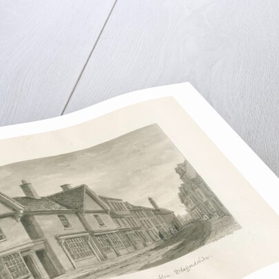 Wolverhampton - Ancient Houses in Lichfield Street by John Buckler