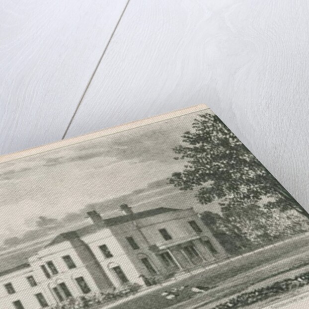 Uttoxeter - Crakemarsh Hall: lithograph, nd [c 1839] by School English