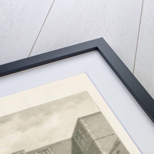 Wolverhampton - The Old Hall: sepia drawing, 1845 by John Buckler