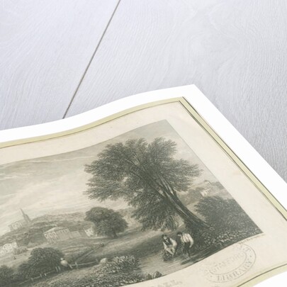 Walsall Town - North View: engraving, nd [19th cent] by School English