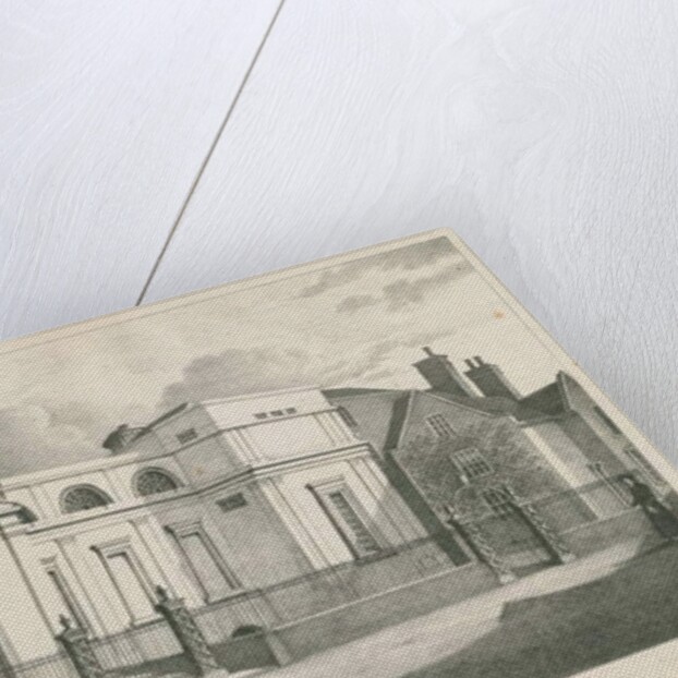 Wolverhampton - The Roman Catholic Chapel: lithograph by Robert Noyes