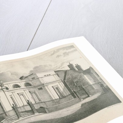 Wolverhampton - The Roman Catholic Chapel: lithograph by Robert Noyes