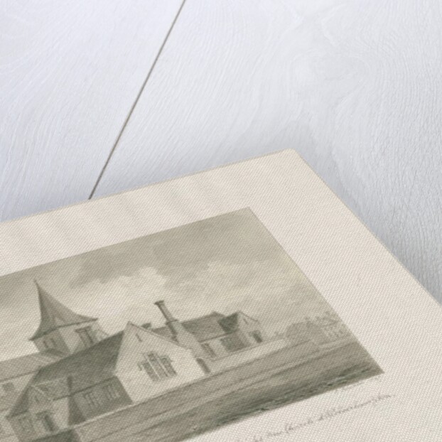 Wolverhampton - Schools in St. Mary's Church-yard by John Buckler