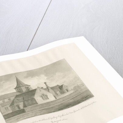 Wolverhampton - Schools in St. Mary's Church-yard by John Buckler