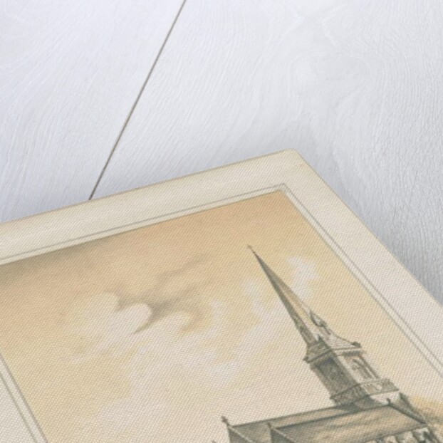 Wolverhampton - St. Mark's District Church: tinted lithograph, nd [?mid 19th cent] by School English