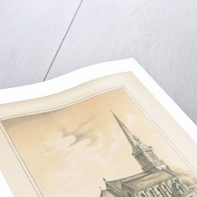 Wolverhampton - St. Mark's District Church: tinted lithograph, nd [?mid 19th cent] by School English