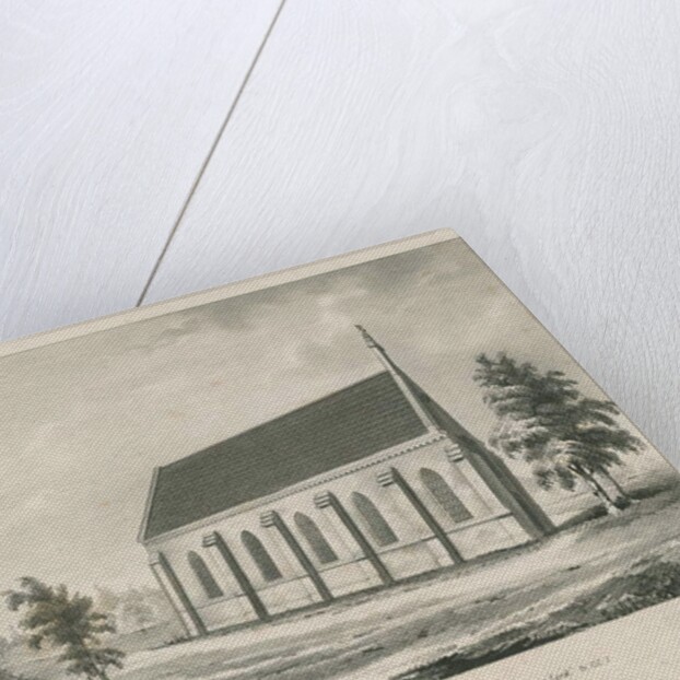 Walsall Wood Church: lithograph by School English