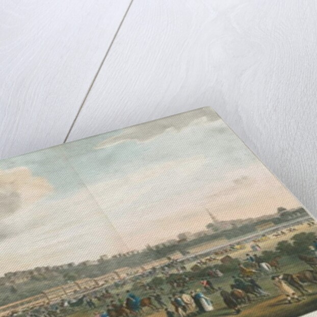 Wolverhampton - Race Course: coloured lithograph, nd [c 1826] by Robert Noyes