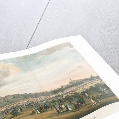 Wolverhampton - Race Course: coloured lithograph, nd [c 1826] by Robert Noyes