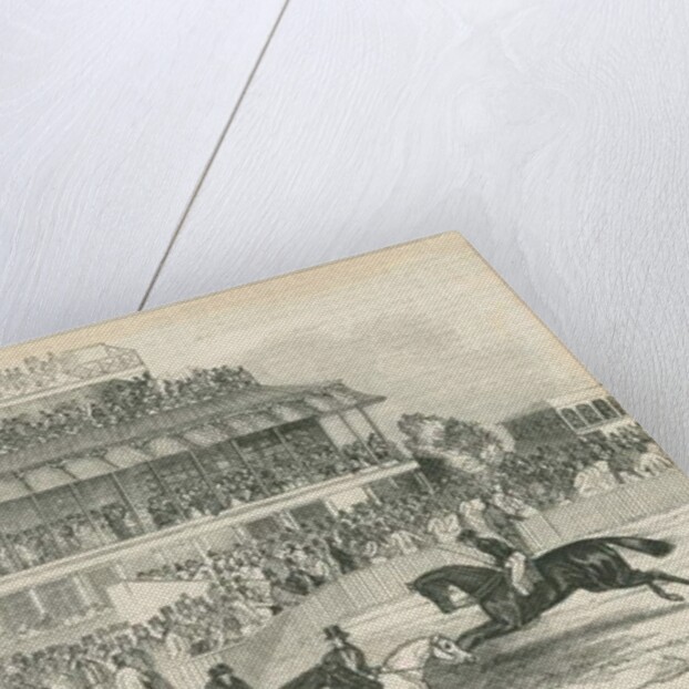 Wolverhampton - Grand Stand: woodcut engraving, nd [c 1844] by School English