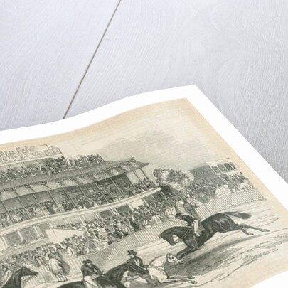 Wolverhampton - Grand Stand: woodcut engraving, nd [c 1844] by School English