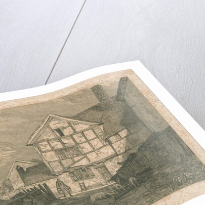 Wolverhampton - Ruins of a half-timber house by Paul Sandby Munn