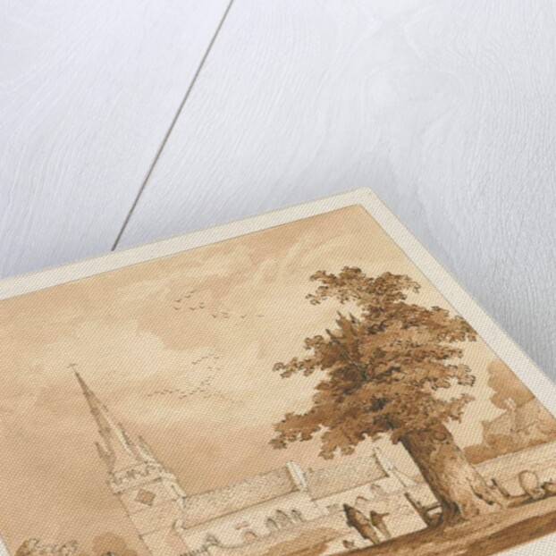 Wombourne Church by Thomas Peploe Wood