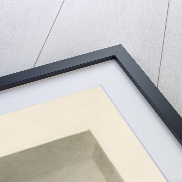 Waterfall Church - Interior of Chancel: sepia drawing, 1847 by John Buckler