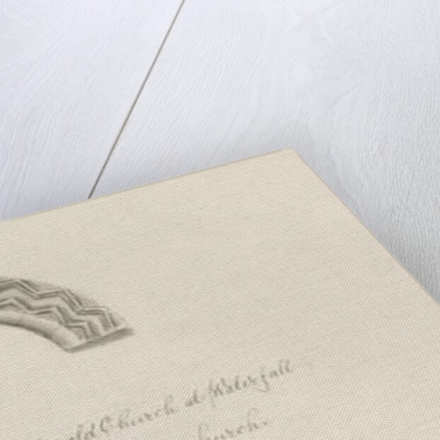 Waterfall Church - Remains of a Norman Arch by John Buckler